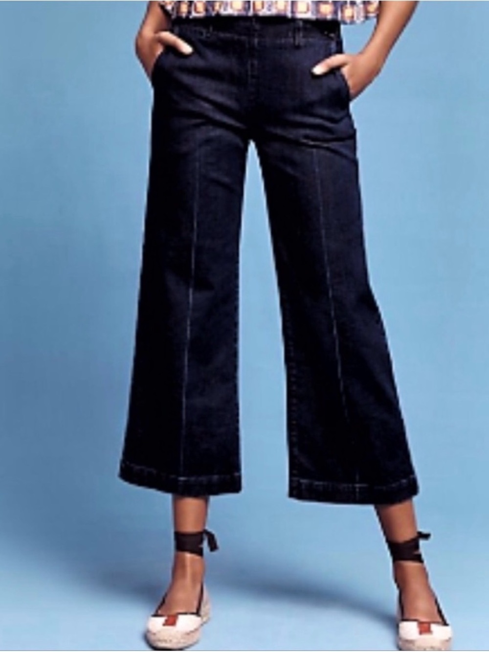 AG Adriano Goldschmied Juliette Trouser Jeans Cropped Flare Sz 27